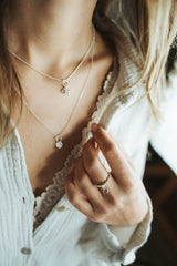 Silberketten Sonne & Kreuz