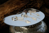 Durchzieh-Ohrring mit Süßwasserperle aus 925 Silber – Pearl Line