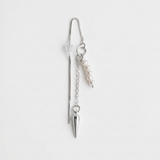 Durchzieh-Ohrring mit Süßwasserperle aus 925 Silber – Pearl Line