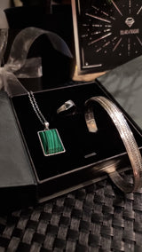 Revel Anhänger - Howlith & Malachit