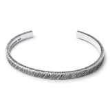 Silber Armreifen: "Ruff"