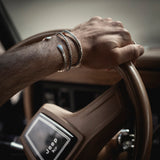 Silber Armreifen: "Desert Pyramids"