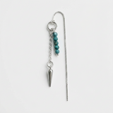 Durchzieh-Ohrring mit Türkis aus 925 Silber – Turquoise Line